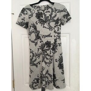 Vince Camuto Floral Pattern Pocket Dress Womens 4